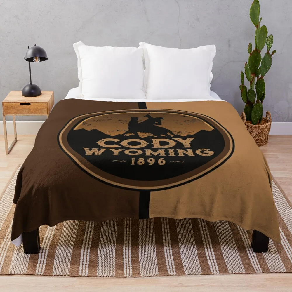 

Декоративное одеяло Cody Wyoming в виде буйвола, Билла, Дикого Запада, цветочное одеяло