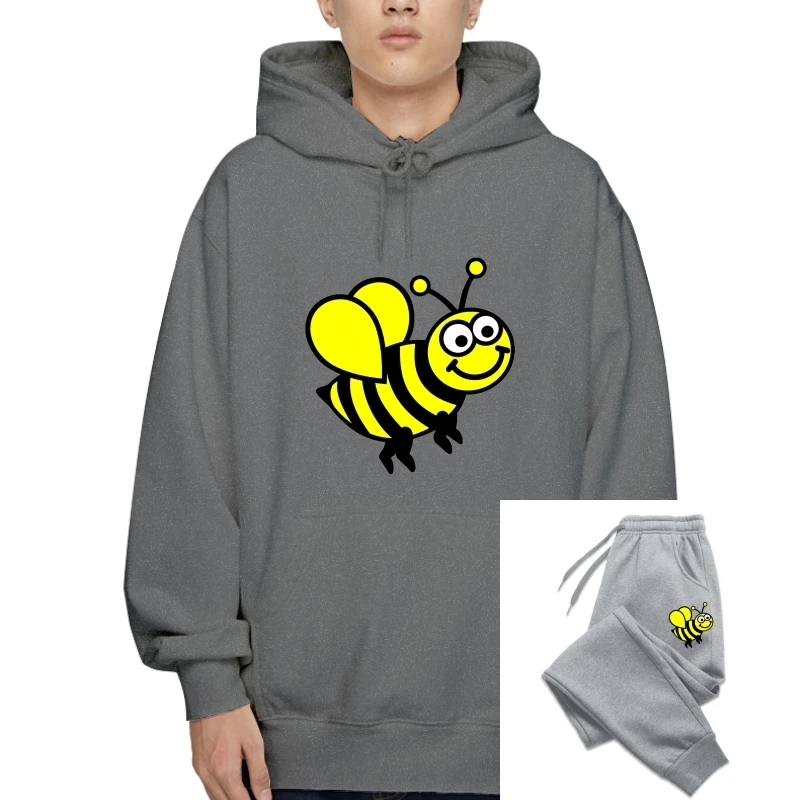 

Customize Sunlight Bee Pullover For Mens 100% Cotton Hilarious Basic Solid Autumnness Men Outerwear Big Fleece 3xl 4xl 5xl Pullo