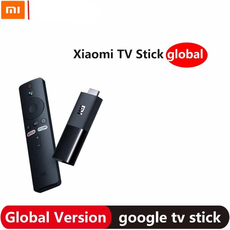 

Xiaomi Mi TV Stick смартфон с четырёхъядерным процессором, ОЗУ 1 ГБ, ПЗУ 8 ГБ, Android TV FHD HDR