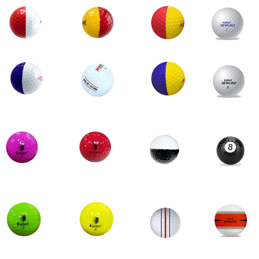 Multi Layer Multicolour Match Specific Ultra Distance Line Assist Golf Practice Balls Golf Accessories