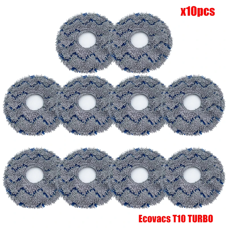 

Mop Cloth Replacement For Ecovacs Deebot X1 / OMNI / X1 TURBO / T10 TURBO Vacuum Cleaner Washable Mop Pads Parts Rag Accessories