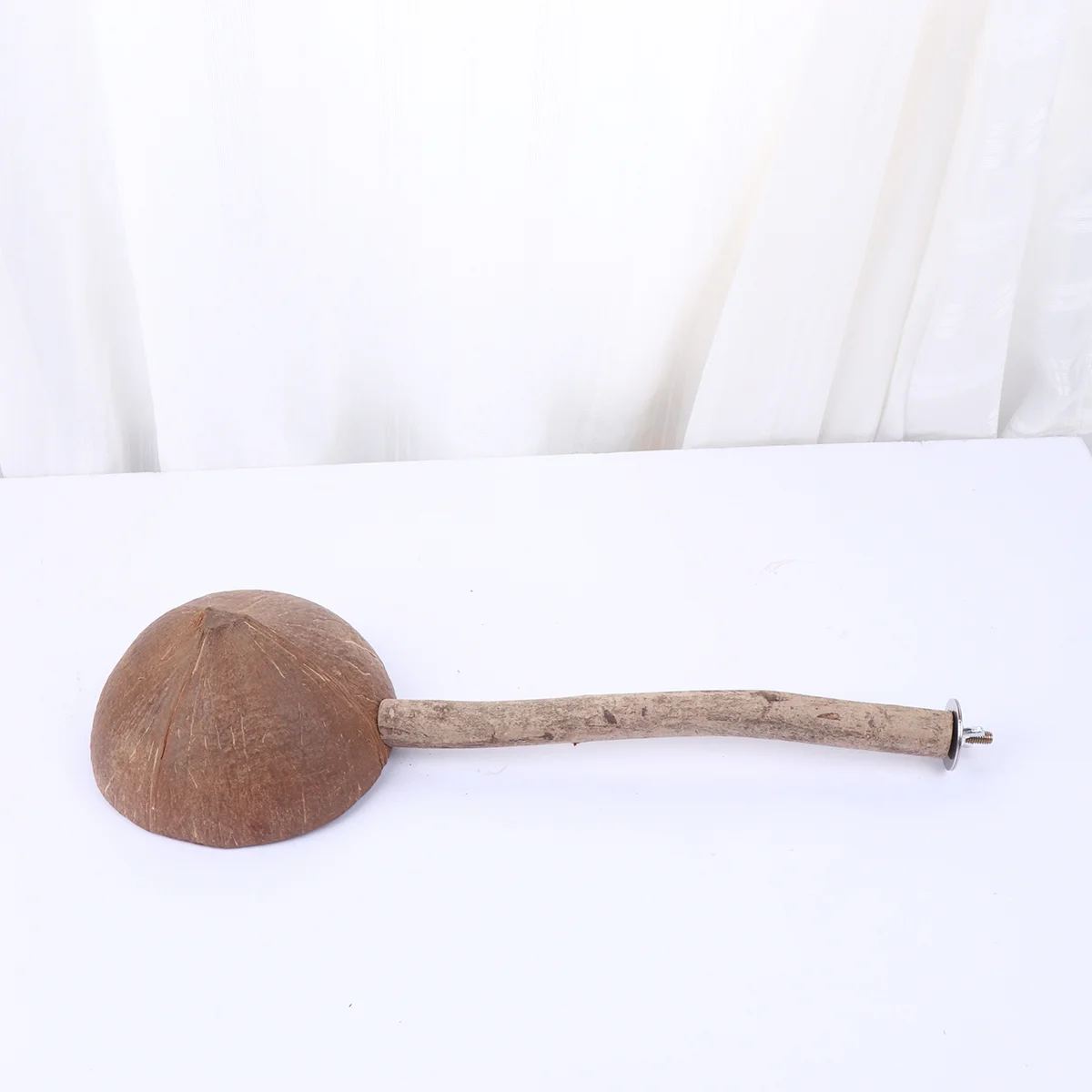 

Parrot Supplies Nest Natural Sleeping Bed Coconut Shell Stand Stick Bamboo Pet Toy Accessories