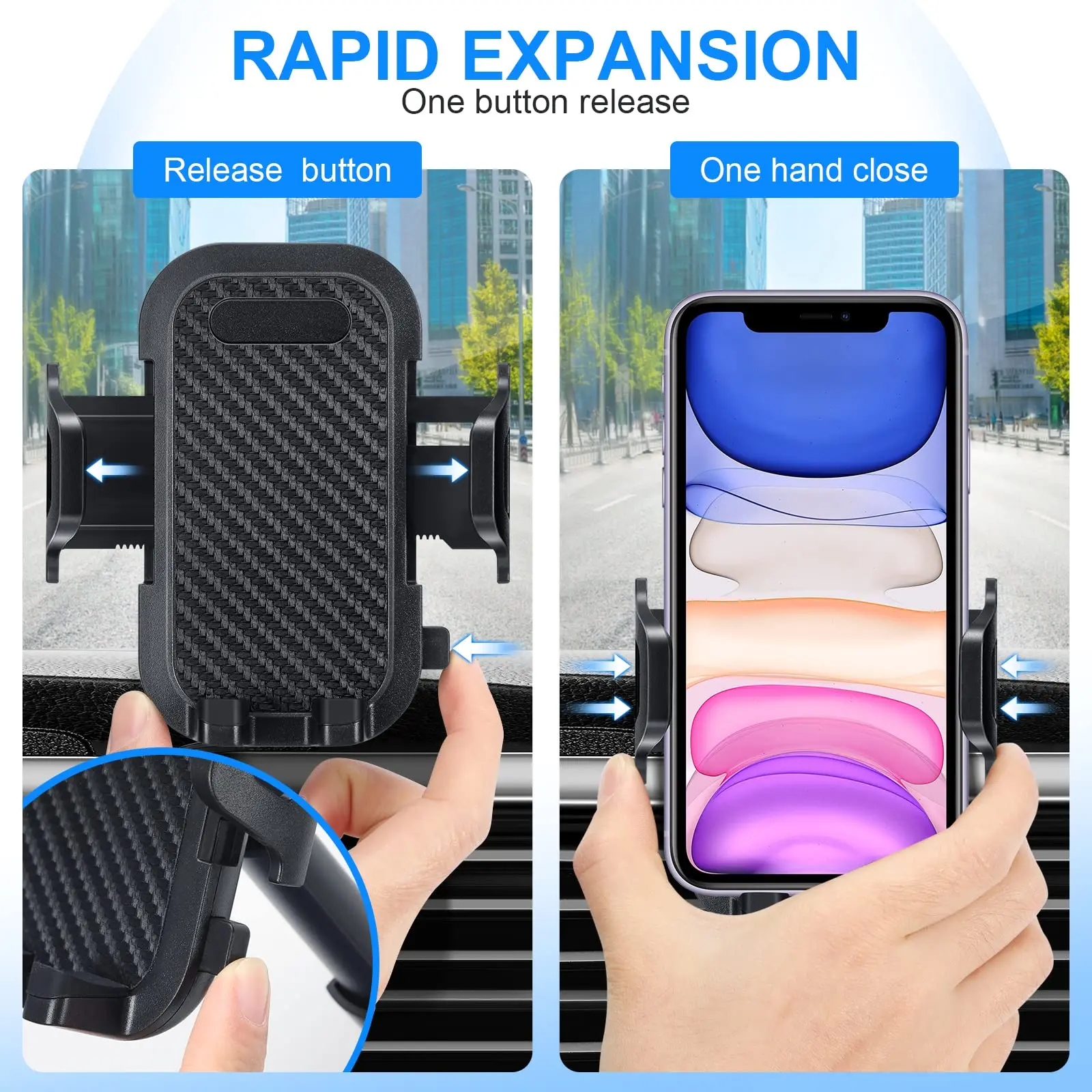 Держатель телефона на приборную панель для автомобиля универсальный держатель