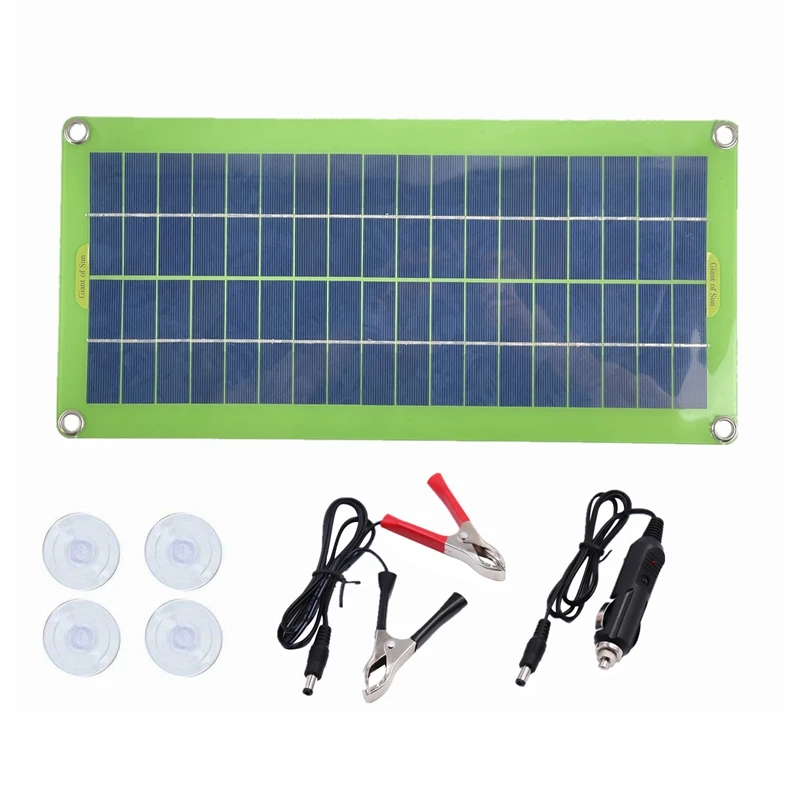 

JHD-Высокоэффективная портативная солнечная панель 100 Вт, 12 В, 5 В для телефона, автомобиля, Гибкая солнечная панель для автомобиля, уличная Ав...