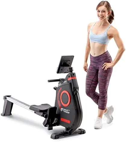 

Foldable Rowing Machine with 8 Resistance Settings & Transport Wheels