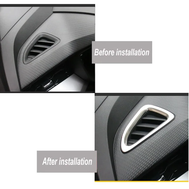 Для MG MG5 2021 автомобильный кондиционер из нержавеющей стали розетка переменного