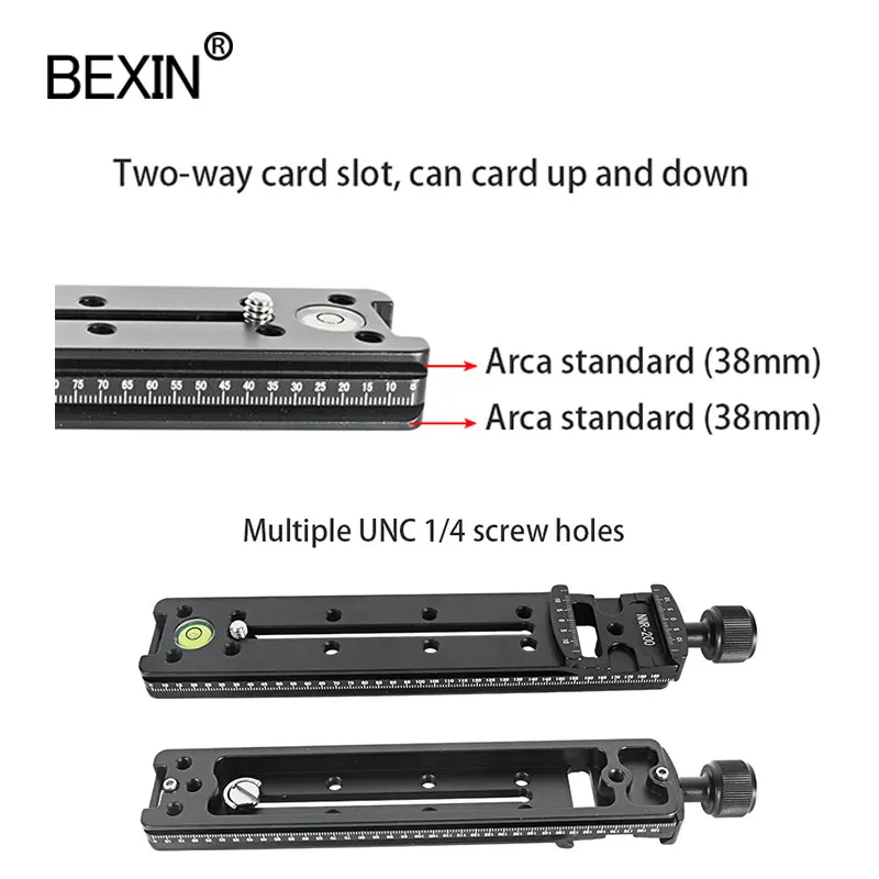 Длинный быстросъемный Зажим для камеры NNR адаптер Dslr Крепежный узел рельсовый