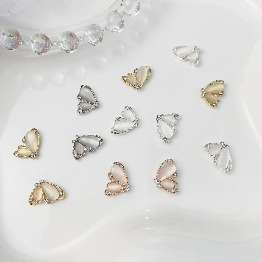 Блестящие подвески для дизайна ногтей 10 шт