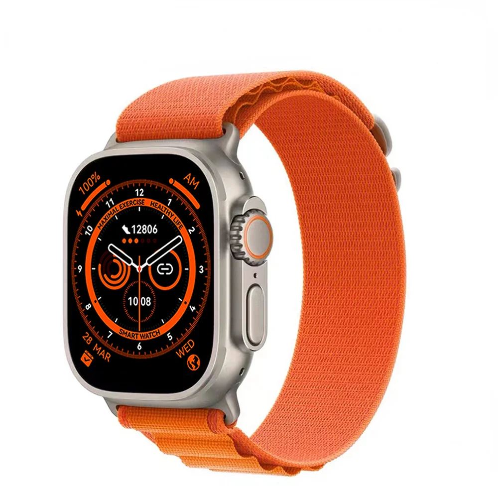 

49mm Smart Watch Ultra 8 Door Access Unlock Smartwatch Series Bluetooth Call 2.02" Wireless Charge Fitness Bracelet Hot Sale