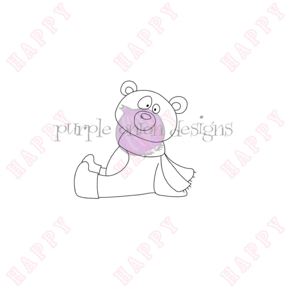 

Metal Cutting Dies And Stamps Little Bear Scrapbook Diary Decoration Paper Craft Embossing Template DIY Greeting Card Handmade