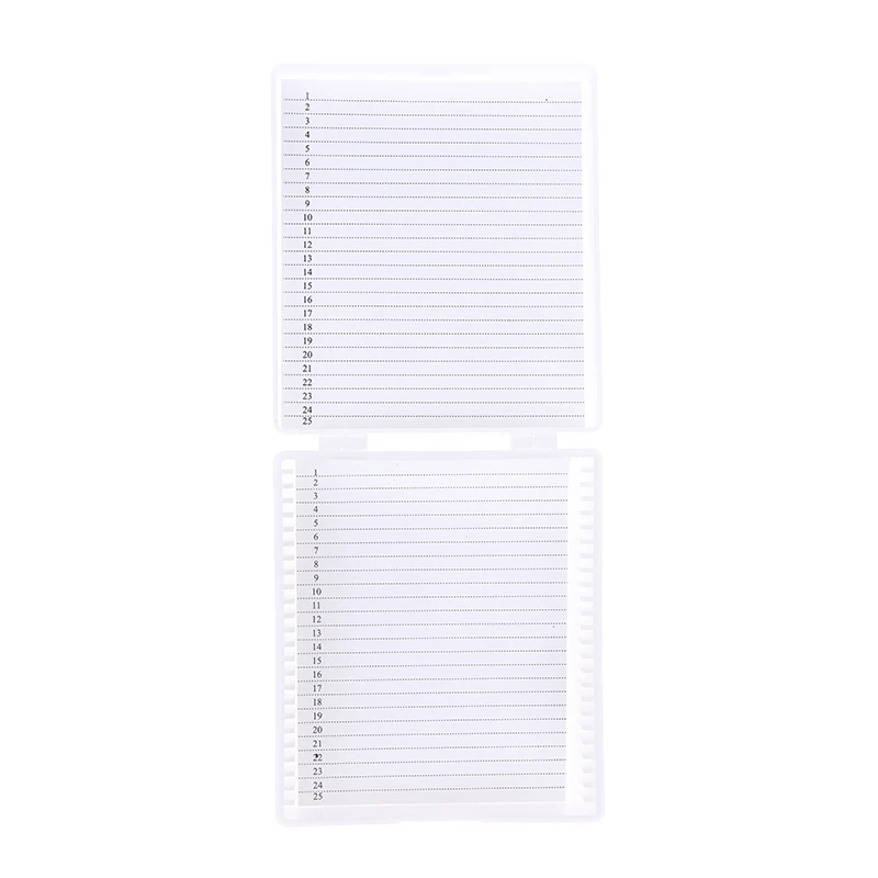 

Пластиковый бокс для слайдов микроскопа 25 шт.