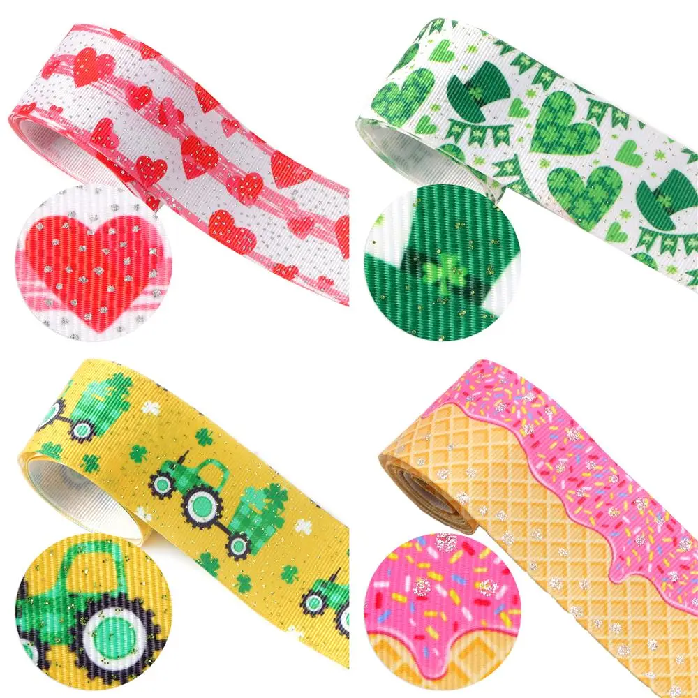 

38 мм, 50 ярдов/рулон, в горошек, темы праздников, Гро-лента для рукоделия, бантов для волос, упаковки подарков, декор для свадебной вечеринки