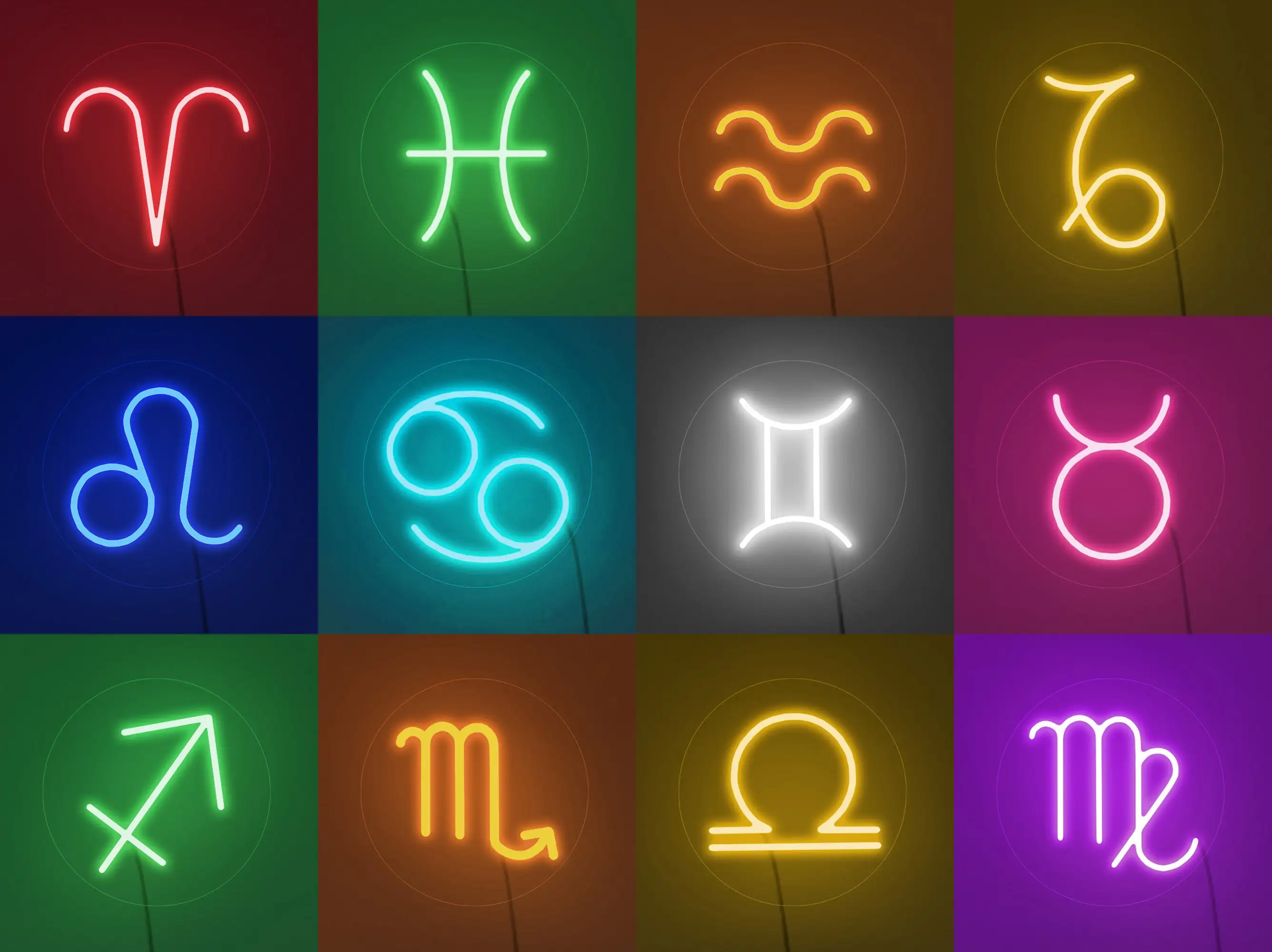 

Neon Zodiac Red Sign Event Decor Custom Neon Wall Decor Sigh Home Decor Neon Sign Party Decor Personalized Sagittarius Interior