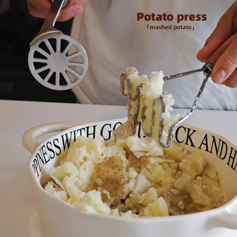 

Potato mash masher practical chubby handle masher auxiliary purple potato mash crushing tool crusher kitchen gadgets gadgets