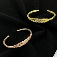 2022 new twist openwork bracelets personality fashion chain charm bracelet for women men stainless steel jewelry exquisite gifts