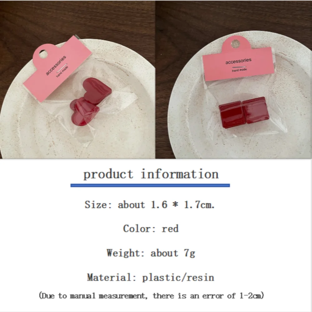 Элегантные красные заколки для волос мини аксессуары заколка темпераментный