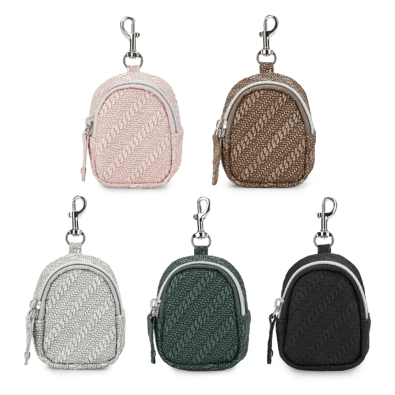 

Portable PU Holder with Clip Baby Pacifier Storage Bag Box Wear-resistant
