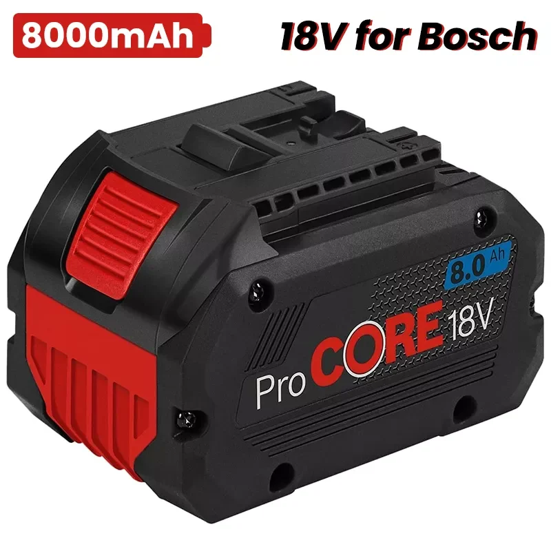 

18V 8000mAh Rechargeable Battery for Bosch 18V Professional System GSA18 V-LI GSK 18V-LI GST18 V-LI 17618 ProCORE Battery 21700