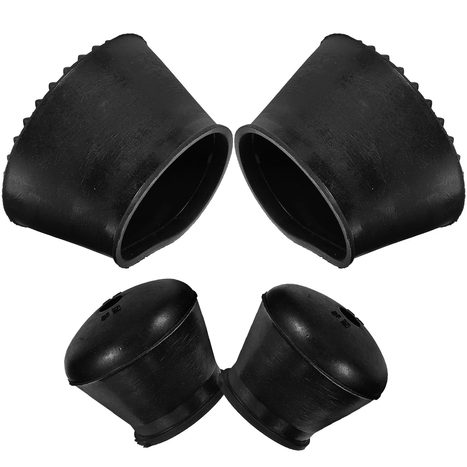 

4 Pcs Folding Ladder Component Feet Cover Large Leg Protector Rubber Covers Retractable Caps