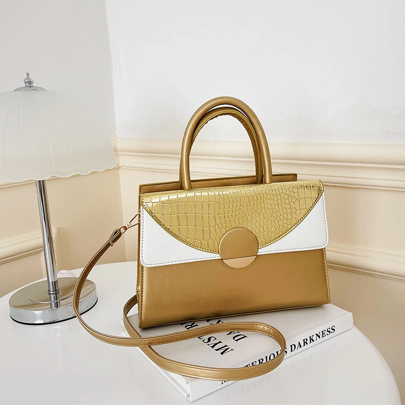 

Женская сумка 2023, цветная сумка в стиле пэчворк, женская сумка, вместительная сумка на плечо, модные Универсальные Сумки через плечо для женщин