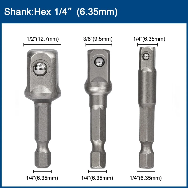 

XCAN переходник для сверл 1/4", 3/8", 1/2"