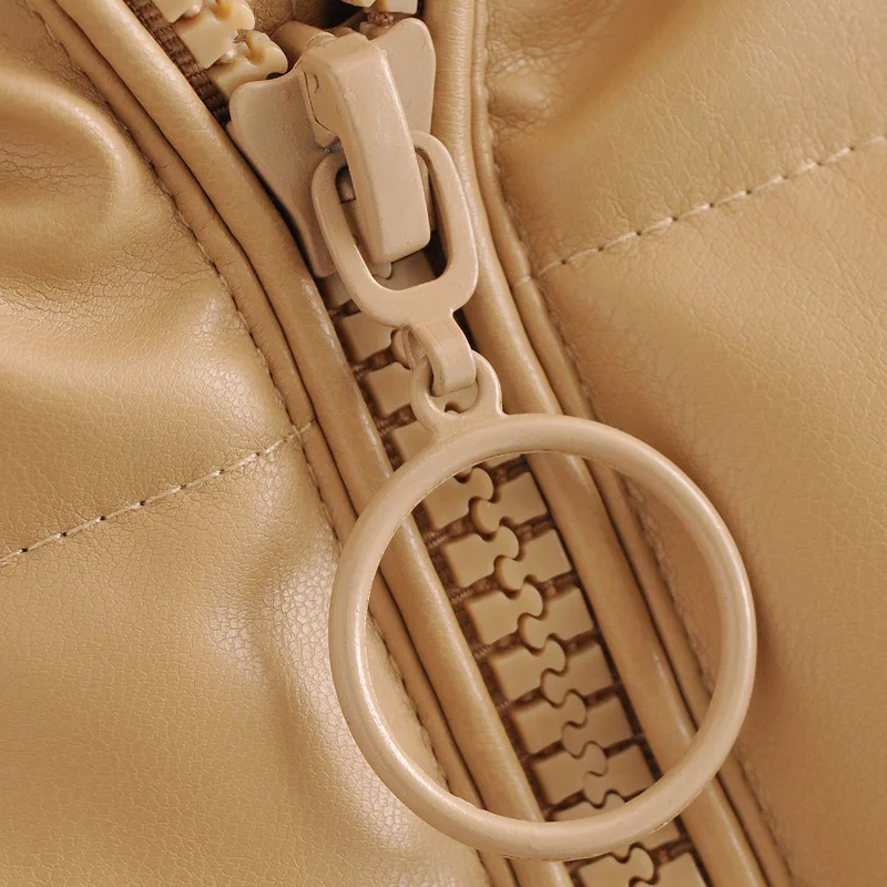 Casual Fashion Imitation Leather Cotton Jacket Women 2023 Winter New Solid Color All-match Hooded Cotton Coat