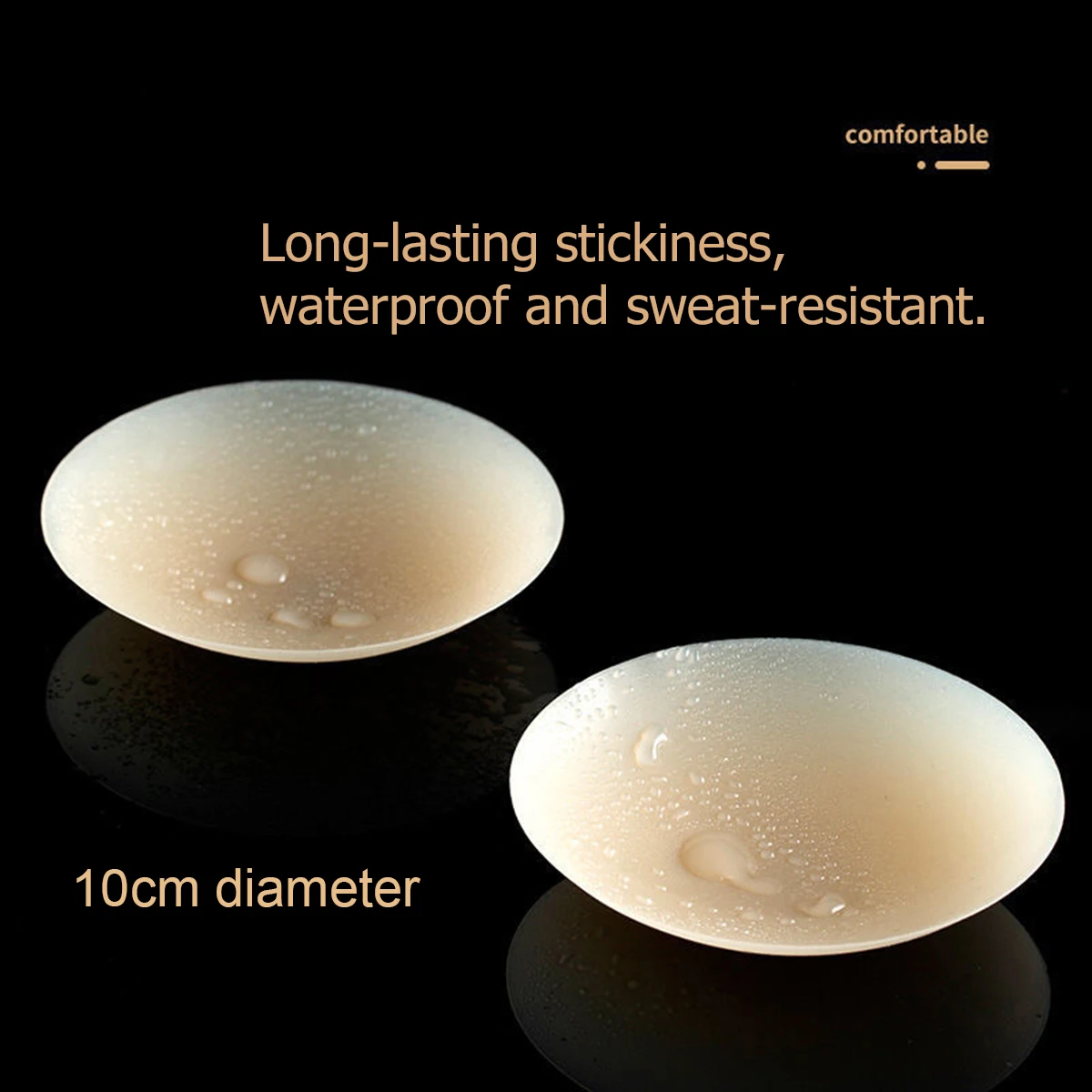 20 пар/партия силиконовые наклейки для груди 8 см 10