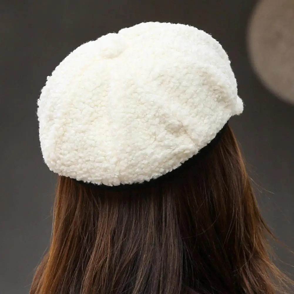 

Keep Warm Super Soft Sweat-absorbing Beret Hat Octagonal Hat for Trip
