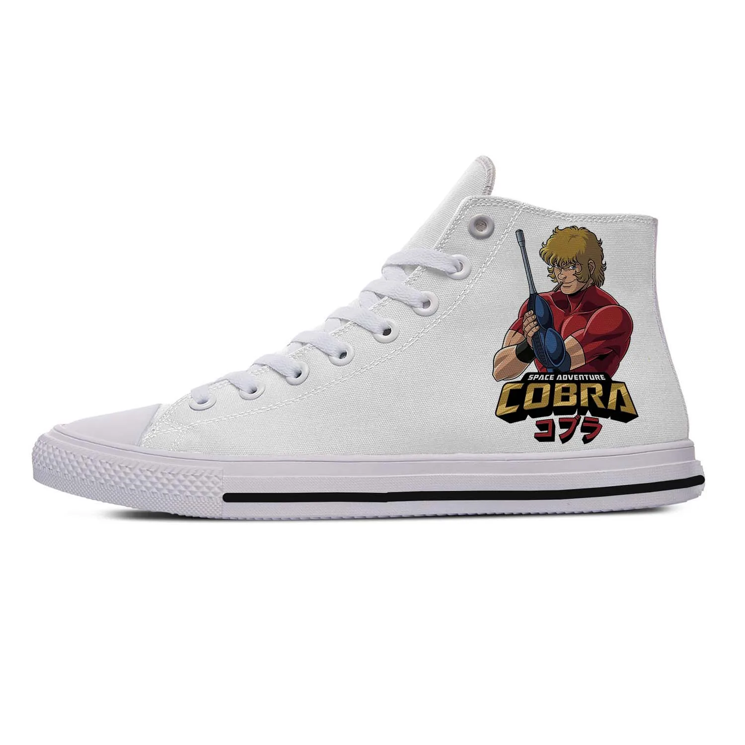 

Anime Cobra Space Adventure High Top Sneakers Mens Womens Teenager Casual Shoes Canvas Running Shoes 3D Print Lightweight shoe