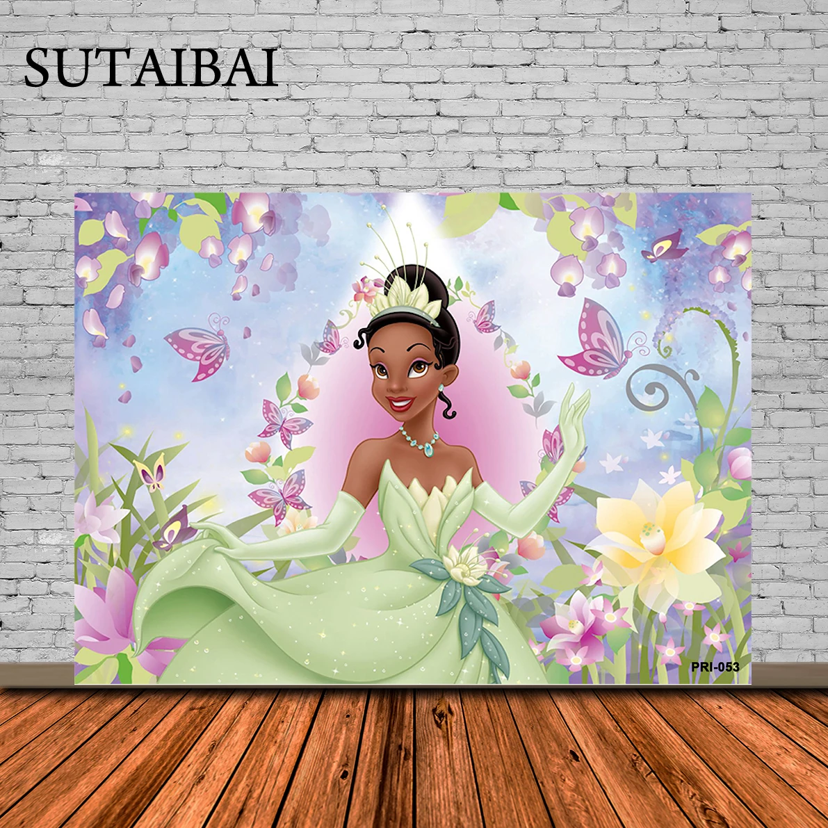 

Фон Принцесса Тиана лягушка детский душ девочка 1-й День рождения пользовательский фото фон фотосессия реквизит украшение Баннер