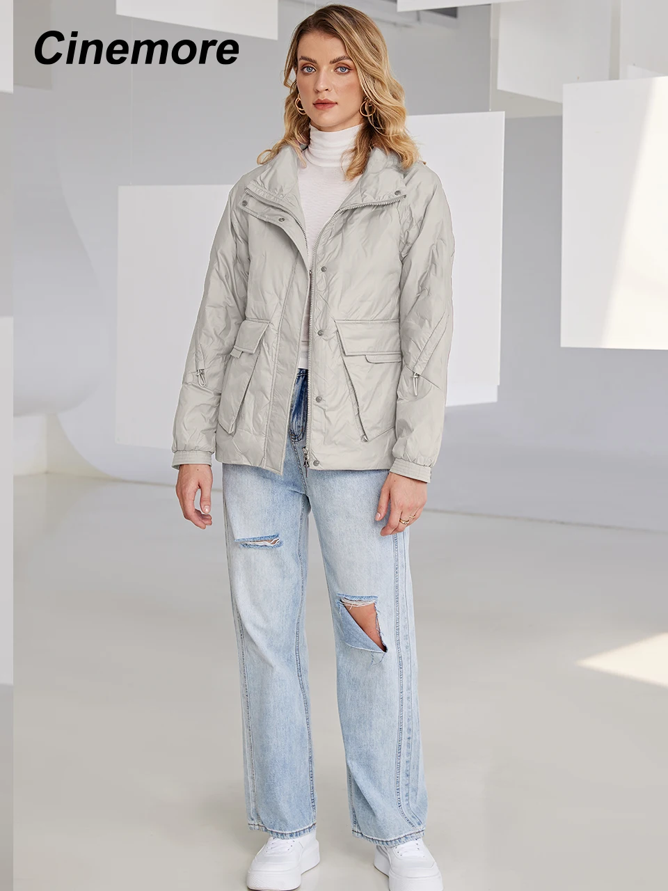 Рисунок 3 - Женская Осенняя куртка на молнии