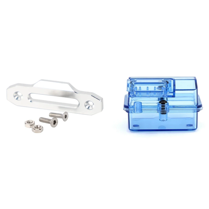 

Hawse Fairlead Winch Control Mount For RC 4WD D90 1/10 With Receiver Receiving Box For Huanqi 727 / Slash RC Car