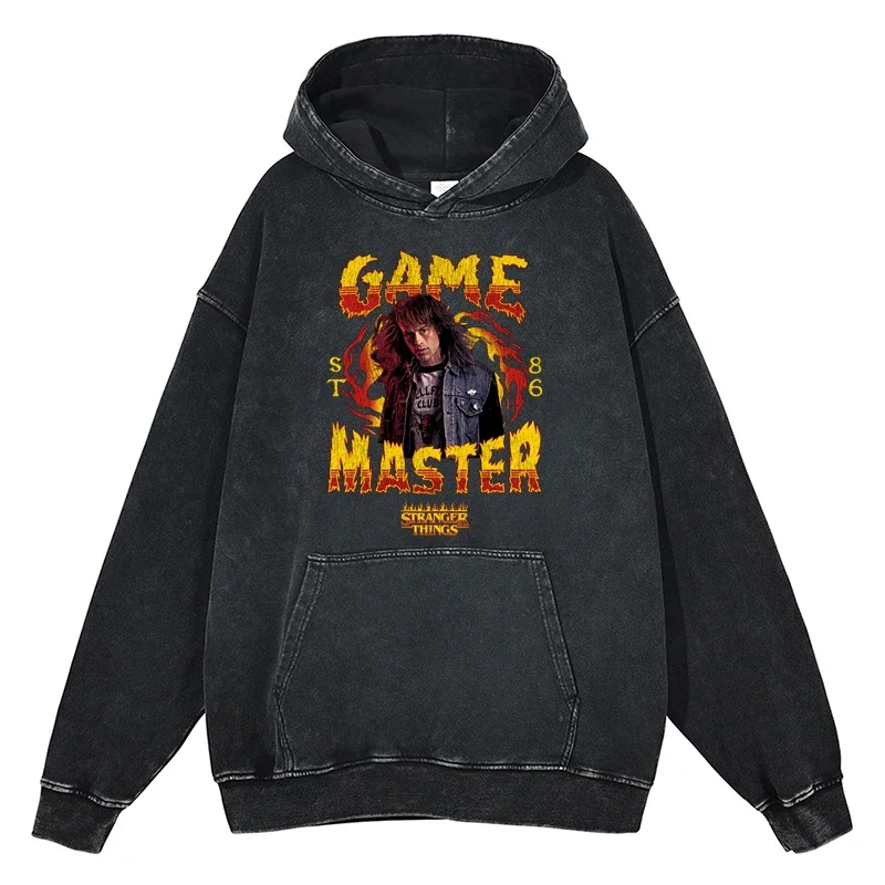 Мужская хлопковая толстовка с капюшоном в стиле Харадзюку