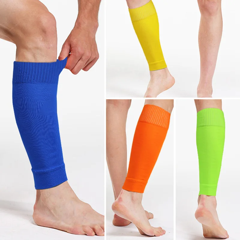 

Men's Leg Warmers Basketball Football Sports Socks Adult Shin Guard Calf Socks Children's Leg Brace Socks Calcetines Hombre New