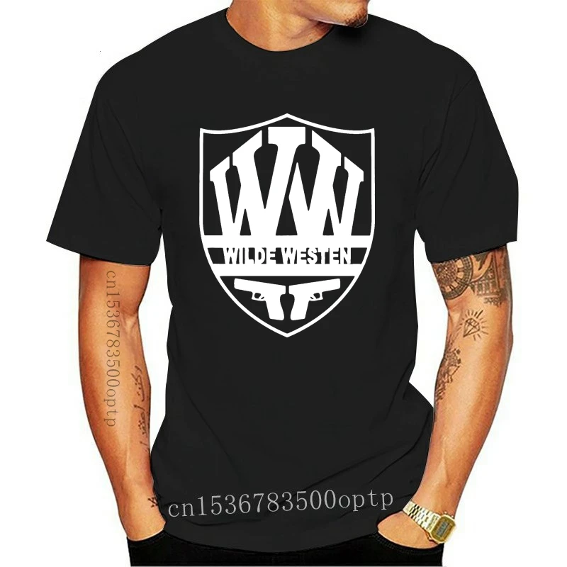 

Мужская футболка 2022, футболка с логотипом времен Второй мировой войны, Мула Б, Луис вильд, WESTEN, футболка унисекс, Мужская футболка, футболки, Топ