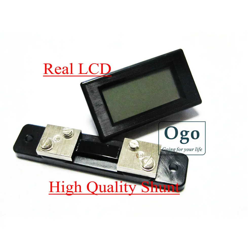 Измеритель OGO AMP с ЖК-дисплеем и шунтом 50А (OGO-AM50)