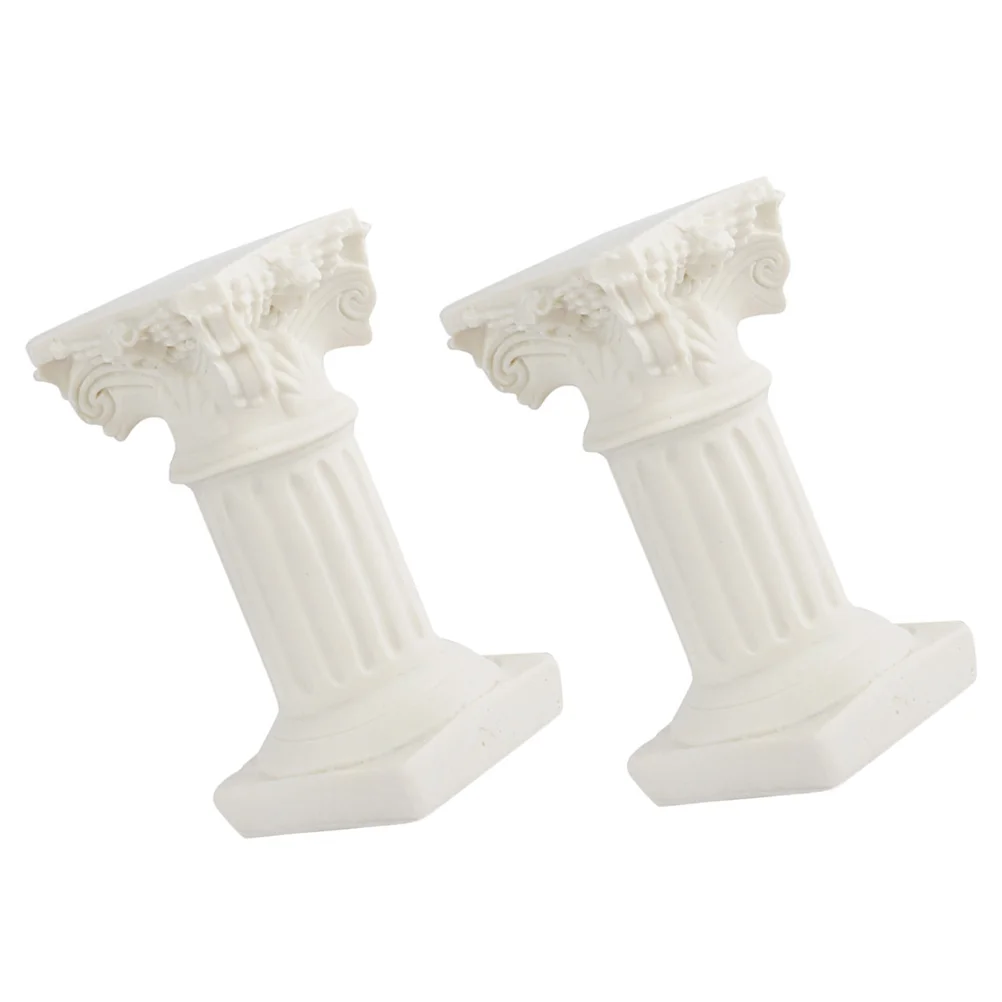 

Roman Pillar Greek Column Columns Decor Wedding Resin Statue Pillars Stand Holder Decorative Sculptureornament Home Statues