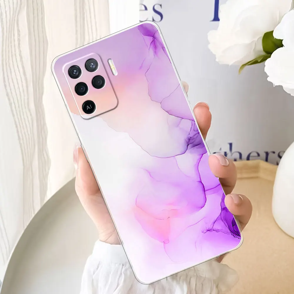 Для Oppo Reno5 F Z K чехол Мягкий силиконовый прозрачный для Lite телефона Pro Plus Funda