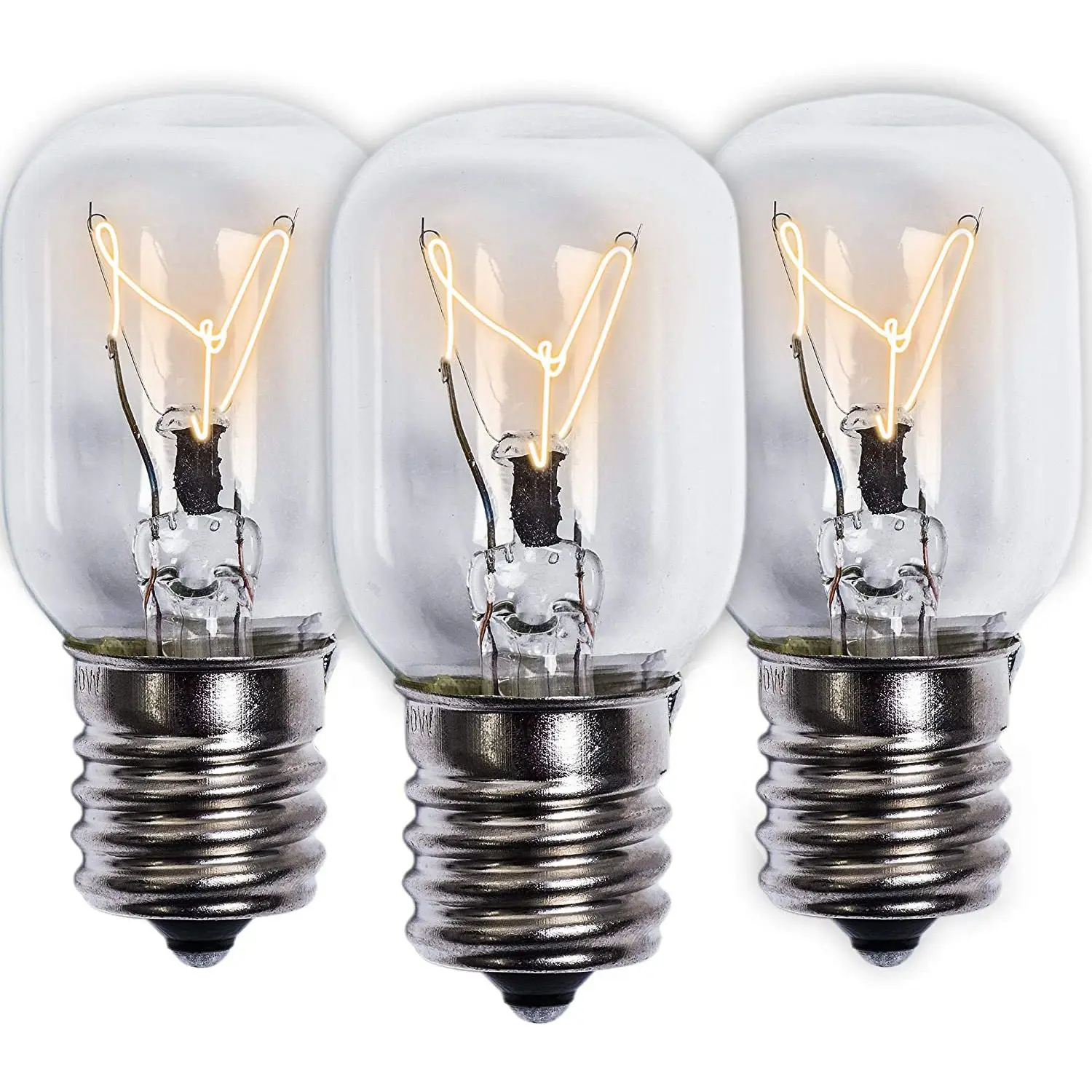 

Microwave Light Bulb 40W E17 125V Replacement Part - Exact Fit for Microwaves and the Lava - Pack of 3