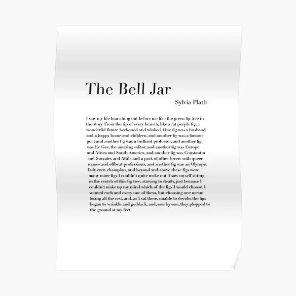 The Bell Jar By Сильвия плакат Современная комната роспись домашний Декор Картина