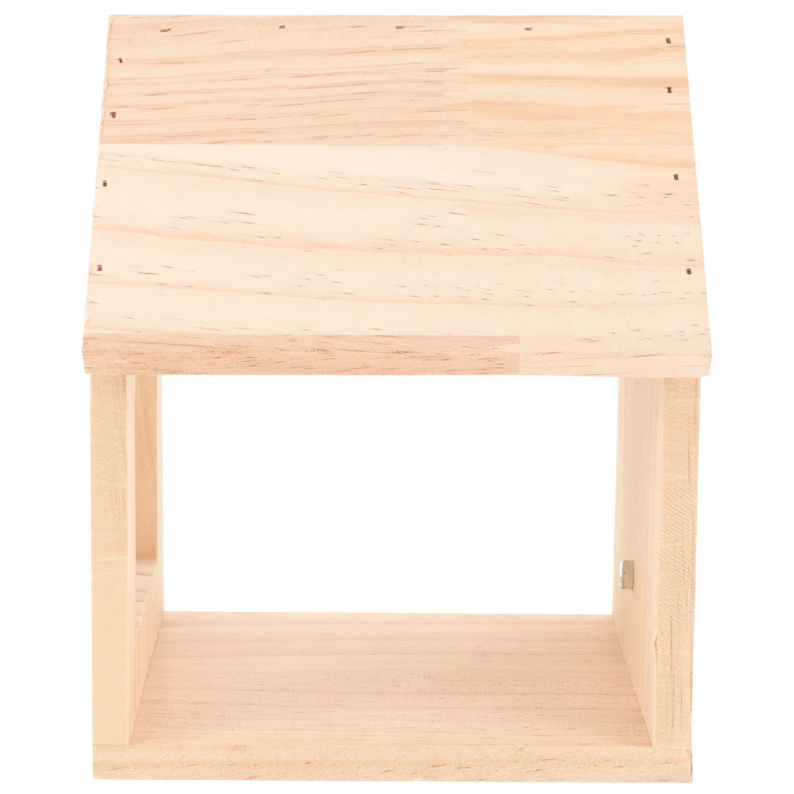 

Wooden Bird Feeder Breeding Nest House Feeders Small Supply Garden Nesting Birds Pet Natural