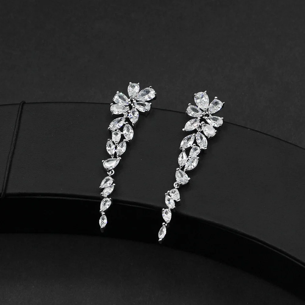 Женские Геометрические серьги-подвески с жемчугом