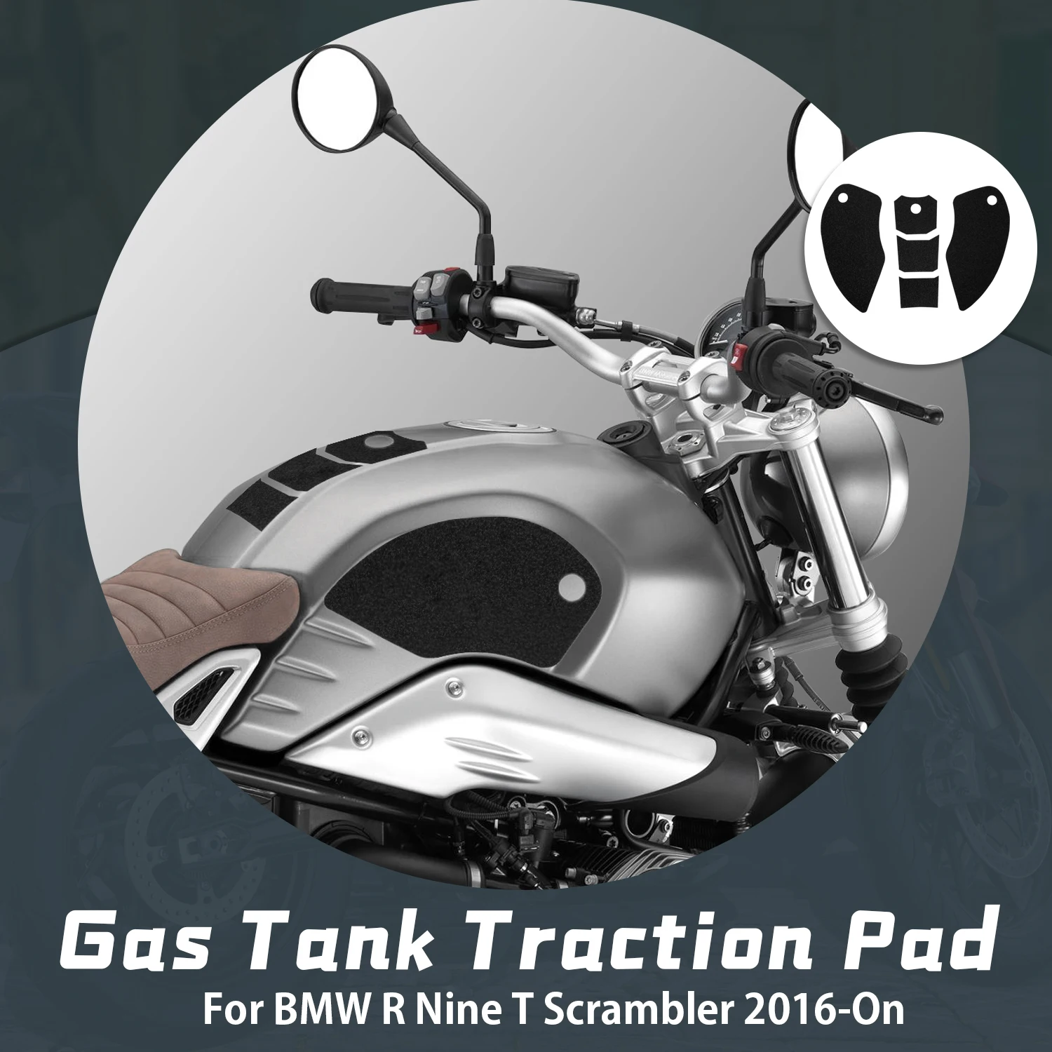 

Мотоциклетные аксессуары, Противоскользящие прокладки для топливного бака, Защитная Наклейка на коленный захват для BMW R Nine T Scrambler 2016-2022