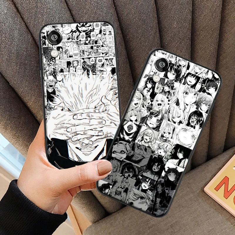 

Cartoon Anime For Huawei Honor 9A 8X 9 9X Lite 10 10i 10X Lite Phone Case Soft Funda Liquid Silicon Black Silicone Cover Back