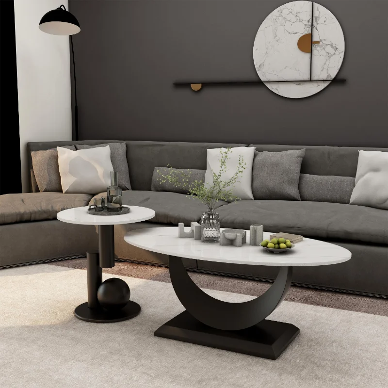 

Design Office Table Advanced Minimalist Luxury Creative Table Bedroom Marble Mesas De Centro Para Sala Living Room Furniture