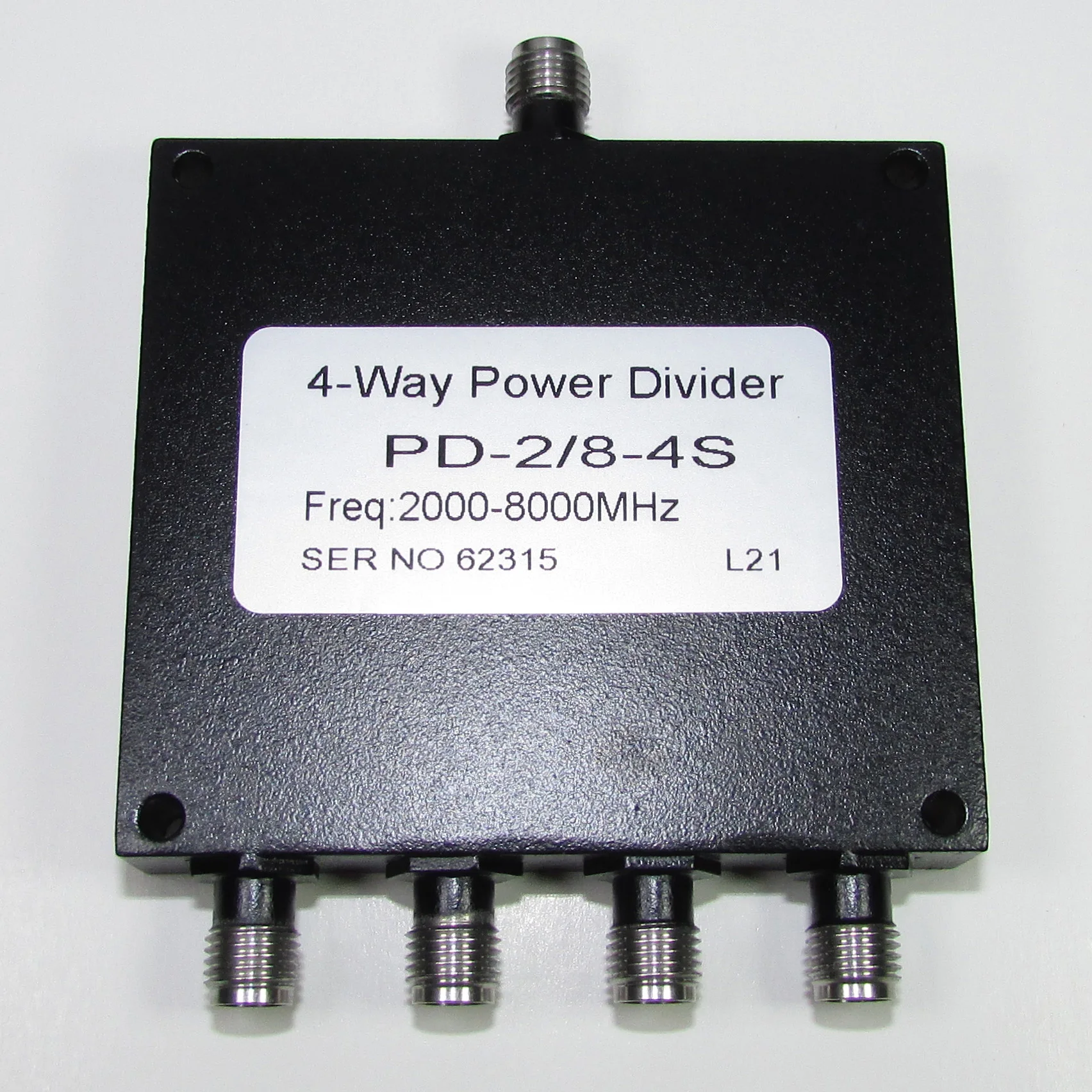 

Pd-2/8-4s 2-8ghz 30W SMA RF, микроволновый 4-широкополосный сплиттер мощности