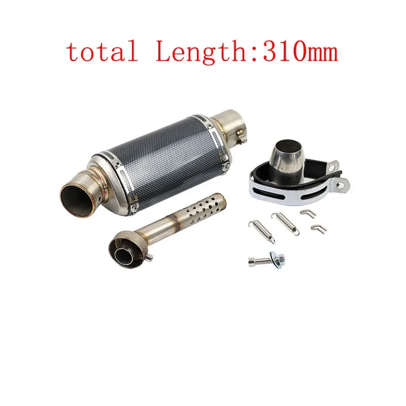 

Универсальный Мотоциклетный Глушитель Из Нержавеющей Стали 51 Мм Escape Для 310 370 440 Мм ATV GP Scooter FZ6 PCX125 100cc-10...