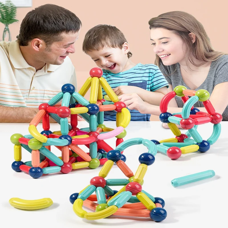 

Colorful World Intellectual Development of Magnetic Building Block Magnetic Early Childhood Education Toys for Children Diy