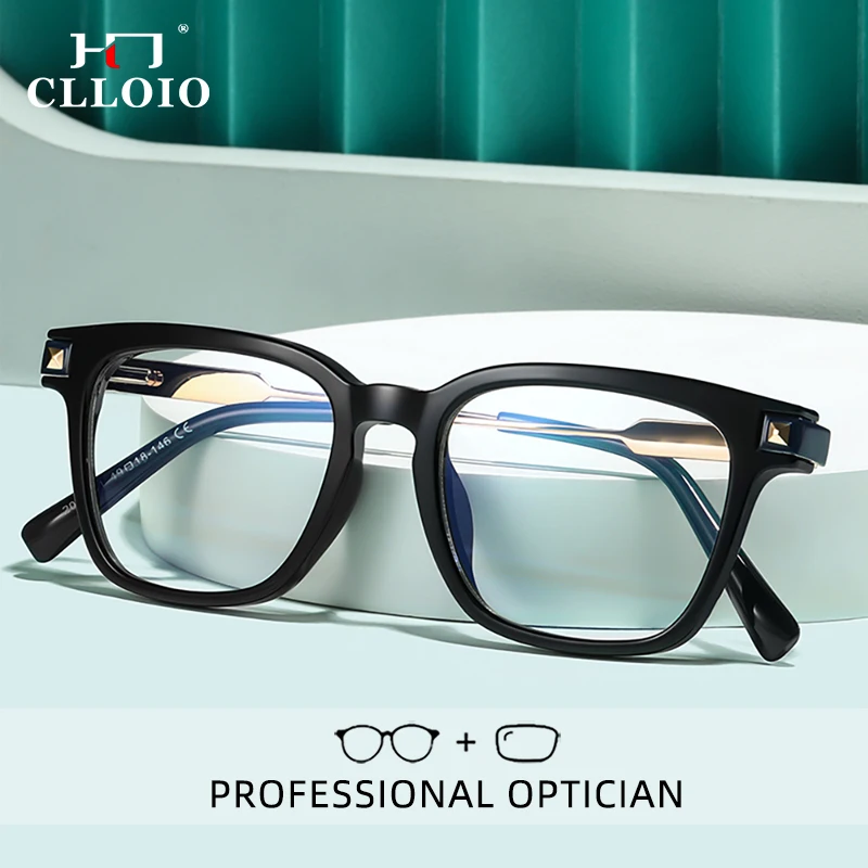 Женские очки для чтения по рецепту CLLOIO модные близорукости с защитой от синего