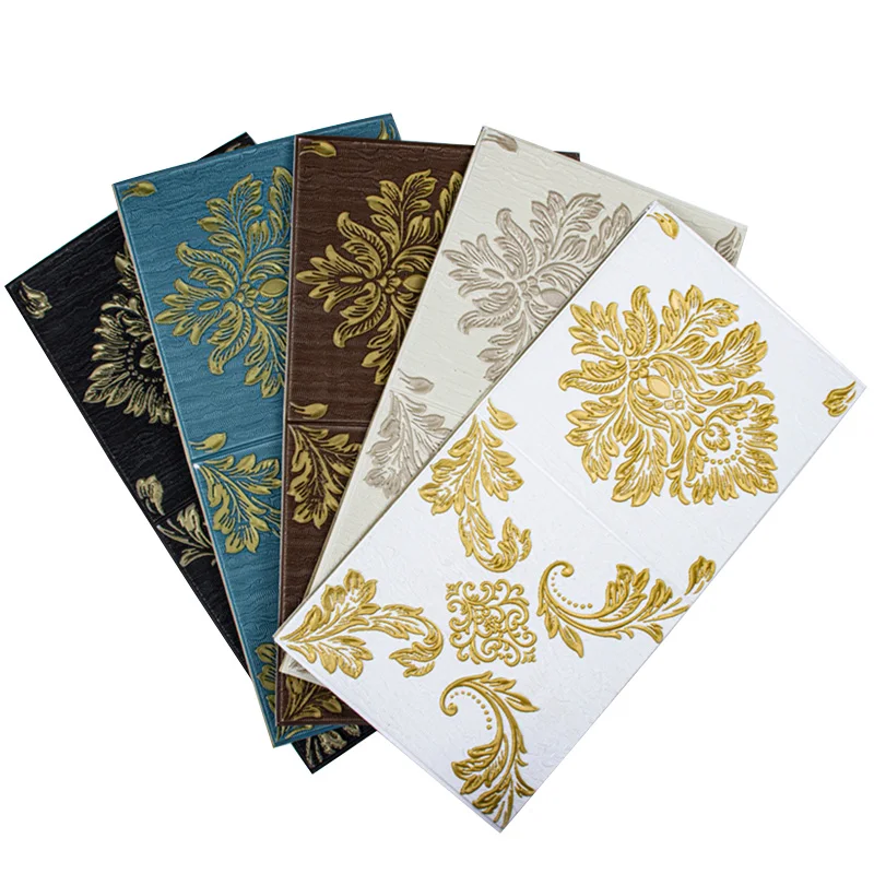 samoprzylepna tapeta na panel ścienny 3d trójwymiarowa naklejka ścienna wodoodporna antykolizyjna spódnicę ścienną